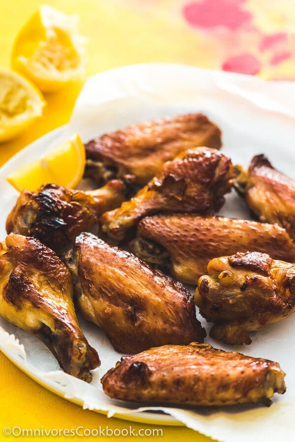 Chinese Lemon Chicken Wings - Create super crispy chicken in the oven in the shortest time, then serve the wings with the most scrumptious lemon sauce.