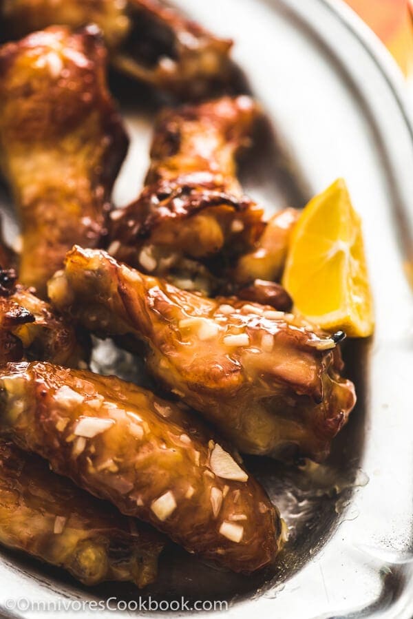 Chinese Lemon Chicken Wings - Create super crispy chicken in the oven in the shortest time, then serve the wings with the most scrumptious lemon sauce.