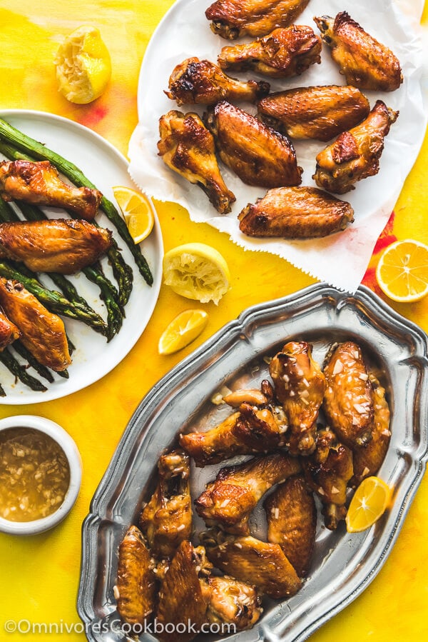Chinese Lemon Chicken Wings - Create super crispy chicken in the oven in the shortest time, then serve the wings with the most scrumptious lemon sauce.