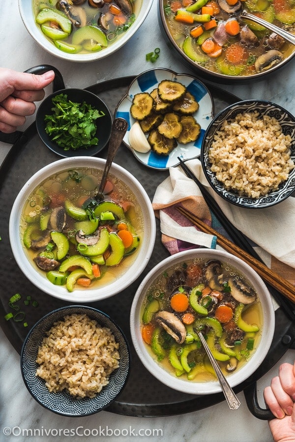 Pressure Cooker Chicken Soup with Frozen Chicken