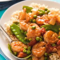 Tomato Shrimp Stir Fry Recipe (番茄炒虾仁) - A classic homestyle Chinese dish that requires 15 minutes to get ready and guarantees the freshest results.