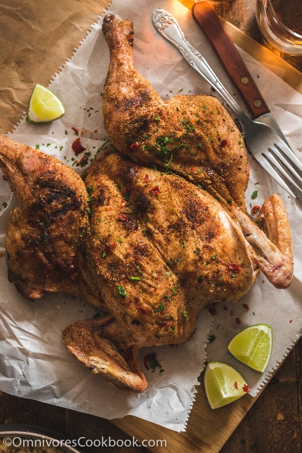 Grilled Five Spice Chicken - Learn the dry rub mix for the juiciest and most flavorful chicken on the grill. No marinating needed! 