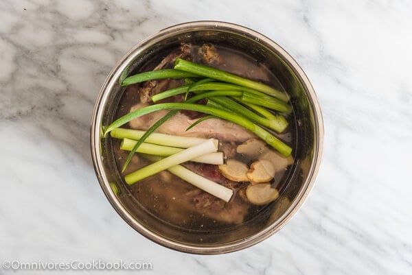 One Hour Pressure Cooker Chicken Broth Recipe