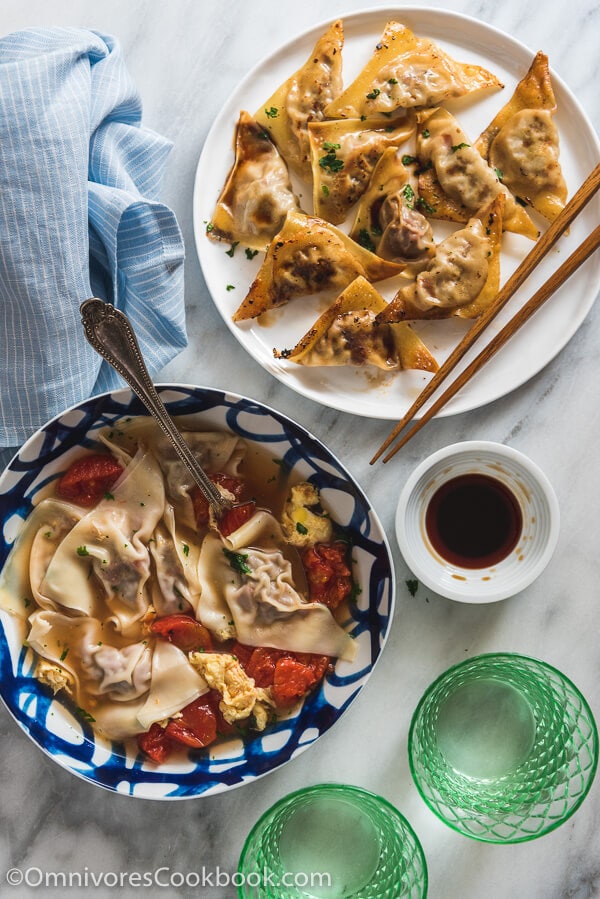 Chinese Chicken Dumplings (鸡肉饺子) - Omnivore's Cookbook