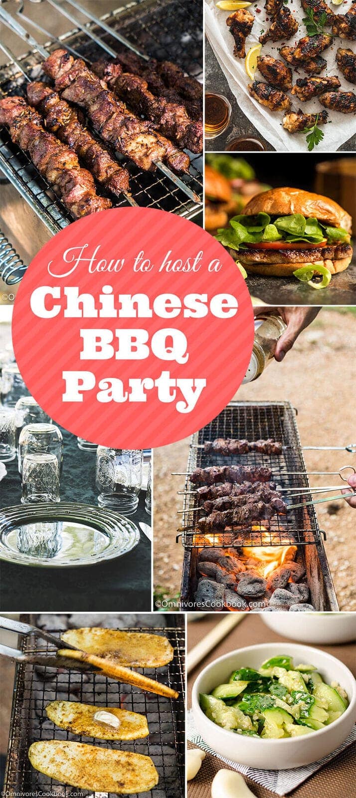  The ultimate guide to hosting a Chinese grilling and BBQ party in your backyard, with introduction to a Chinese grill, tools, menu suggestions, workflow, and all else!