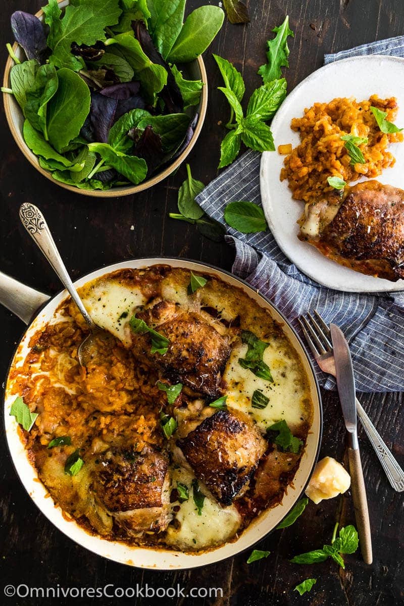 Chicken and Rice Casserole is the ultimate comfort food that both kids and adults love. Learn how to make a healthier and faster version in one pot!