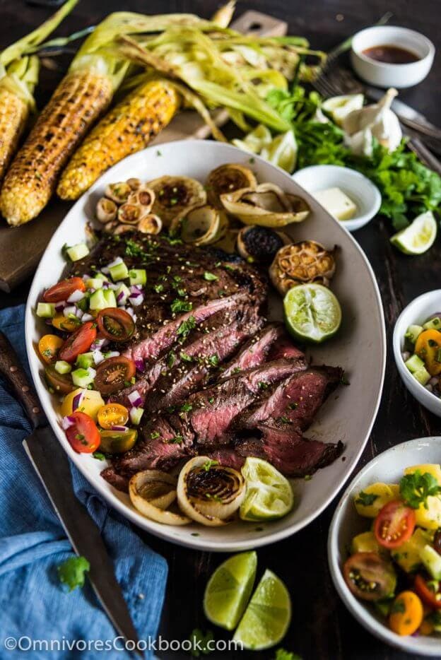 Pineapple Marinated Flank Steak Omnivore's Cookbook