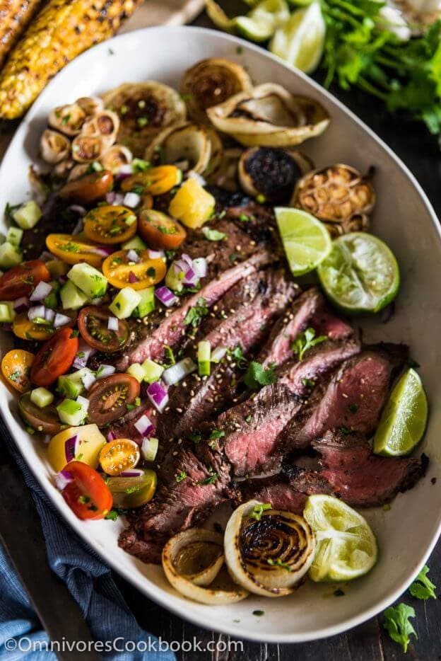 Pineapple Marinated Flank Steak Omnivore's Cookbook