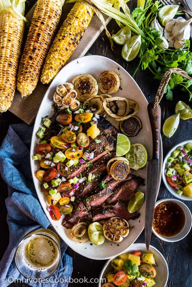 Pineapple Marinated Flank Steak Omnivore S Cookbook