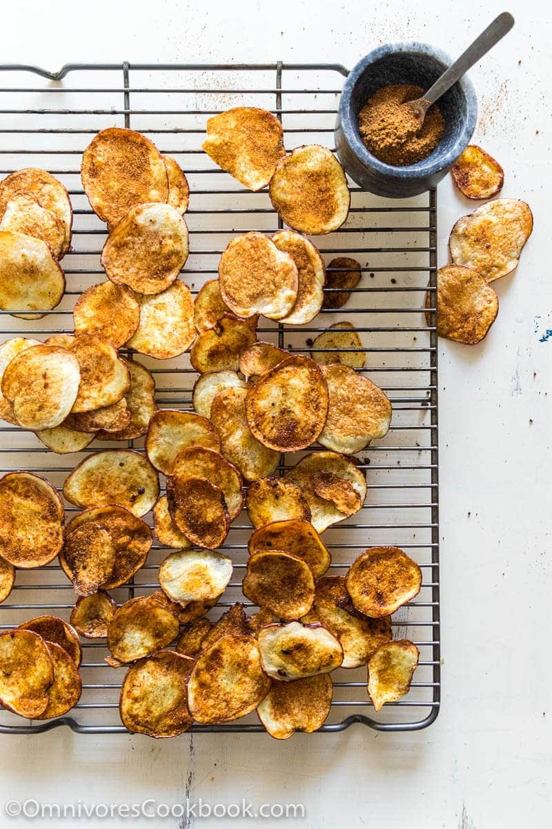 Baked Potato Chips with Chinese BBQ Spice Mix | Omnivore's Cookbook