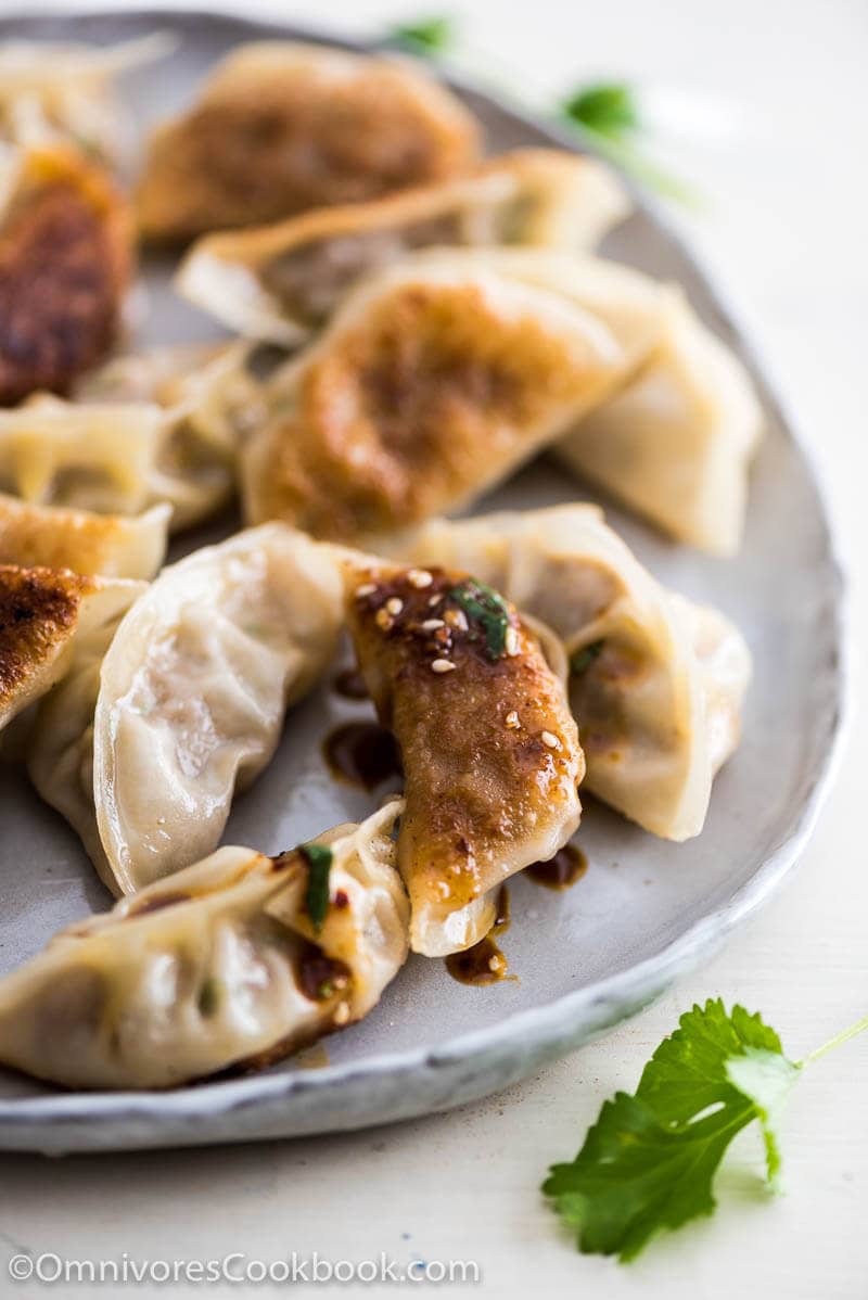 Beef dumplings are an easy dim sum option for a weekday appetizer. You can make them ahead and freeze them for later too.