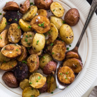 Level up your roasted potatoes with five spice powder and extra garlic!