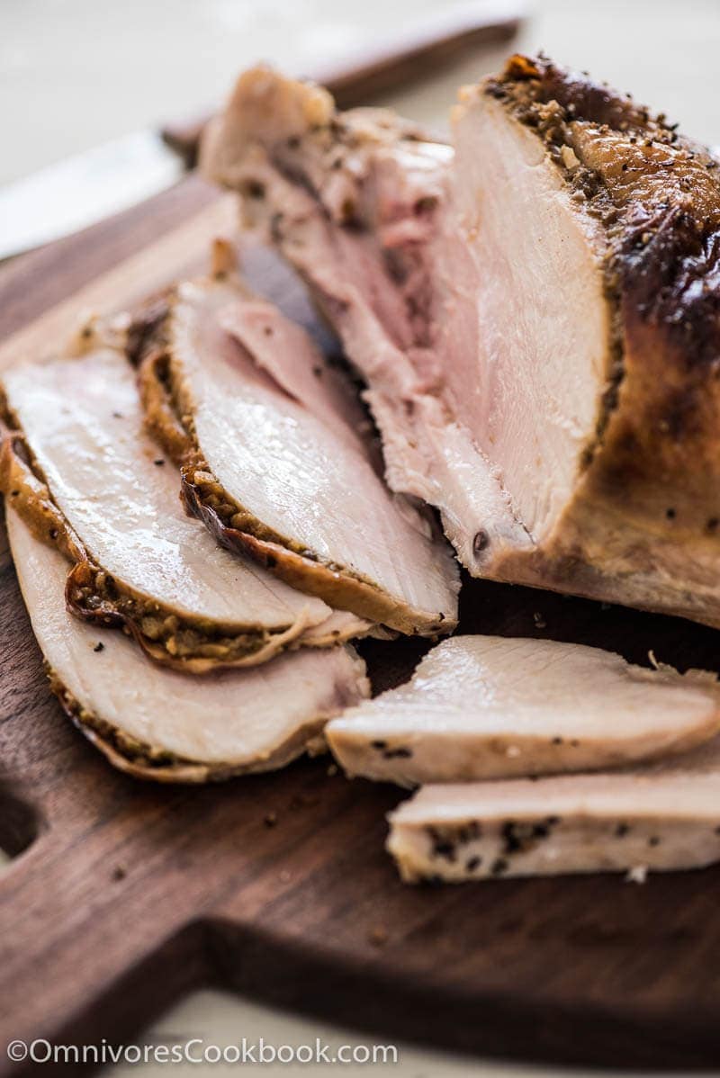 Learn how to cook flavorful and juicy turkey breast in an hour. No marinating and brining required!
