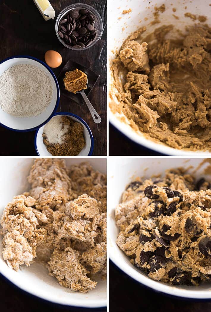 Miso Chocolate Chip Cookies Cooking Process 