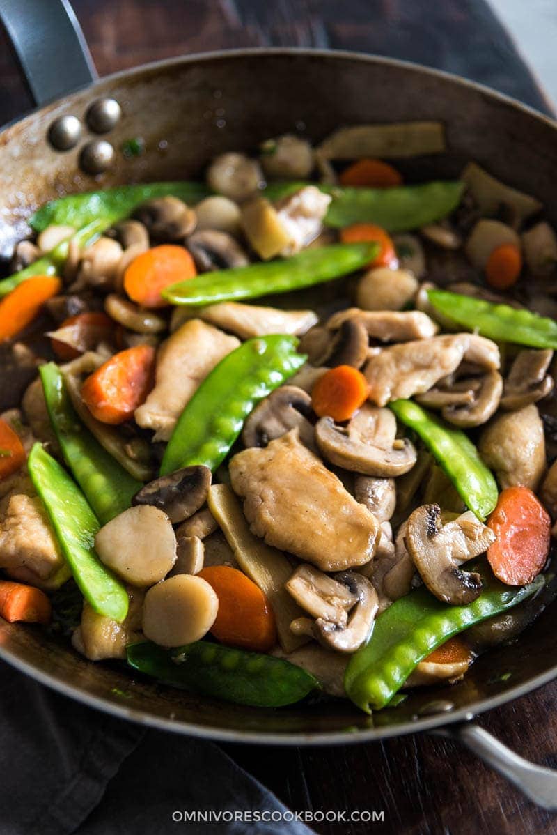 Chicken Moo Goo Gai Pan