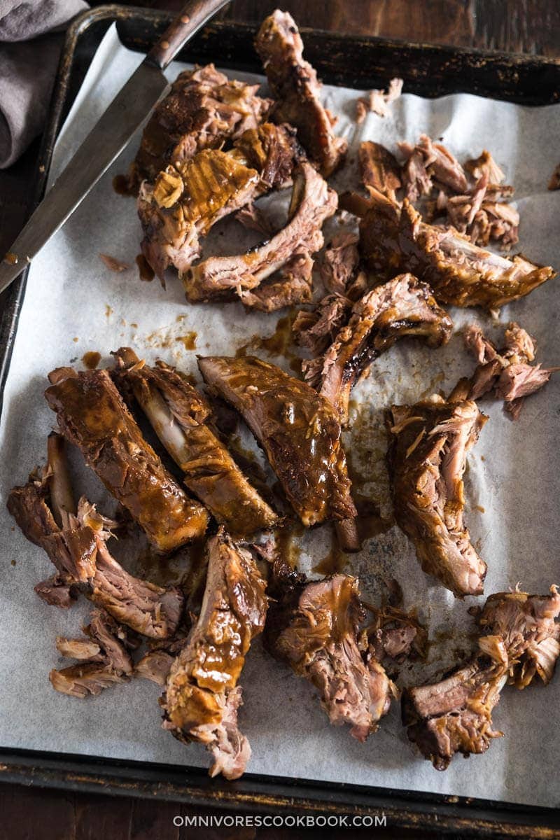 Make these fall-off-the-bone ribs with a scrumptious BBQ sauce in slow cooker with 15 minutes active cooking time!