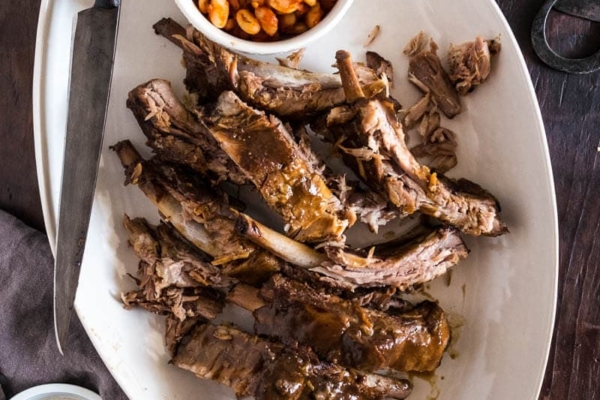 Make these fall-off-the-bone ribs with a scrumptious BBQ sauce in slow cooker with 15 minutes active cooking time!