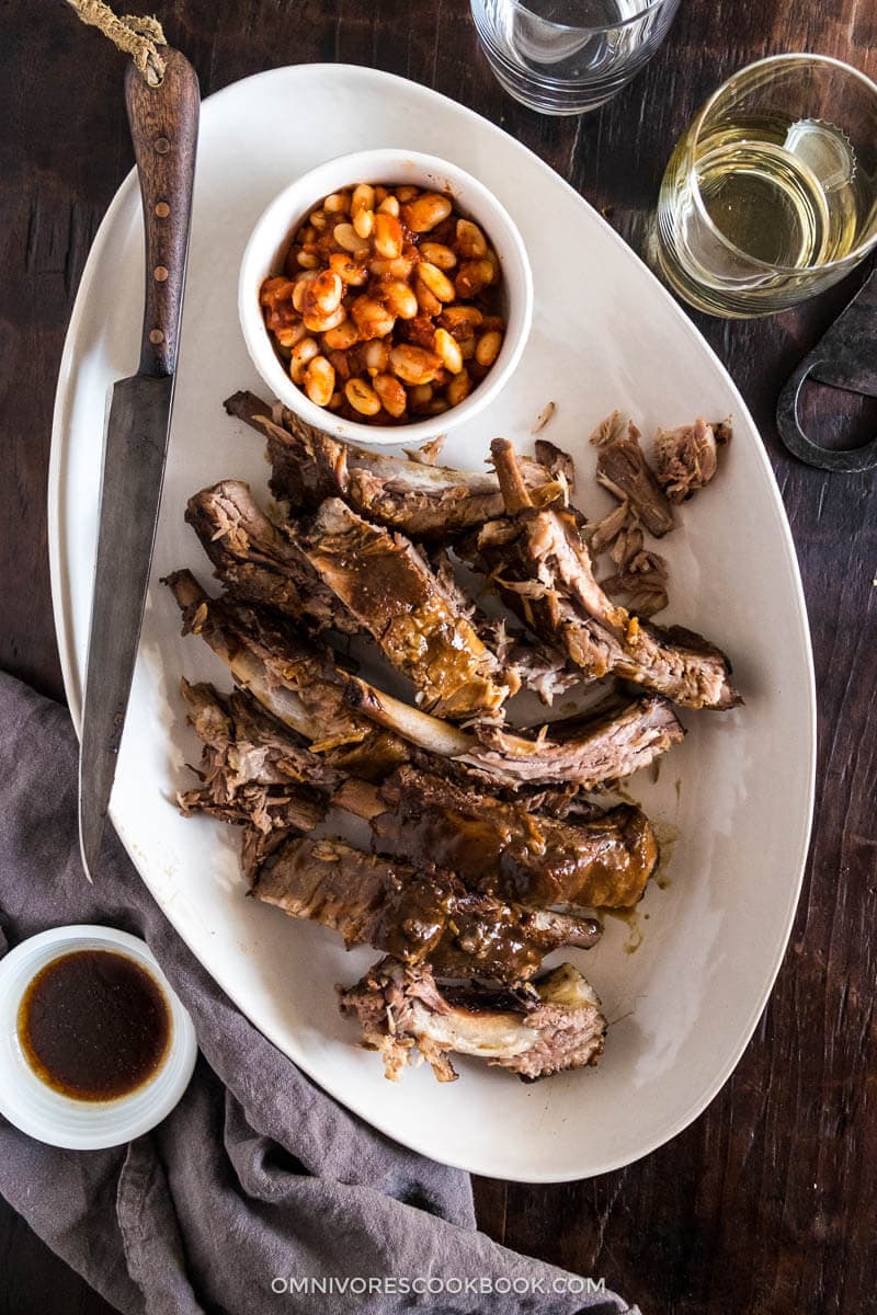 Make these fall-off-the-bone ribs with a scrumptious BBQ sauce in slow cooker with 15 minutes active cooking time!