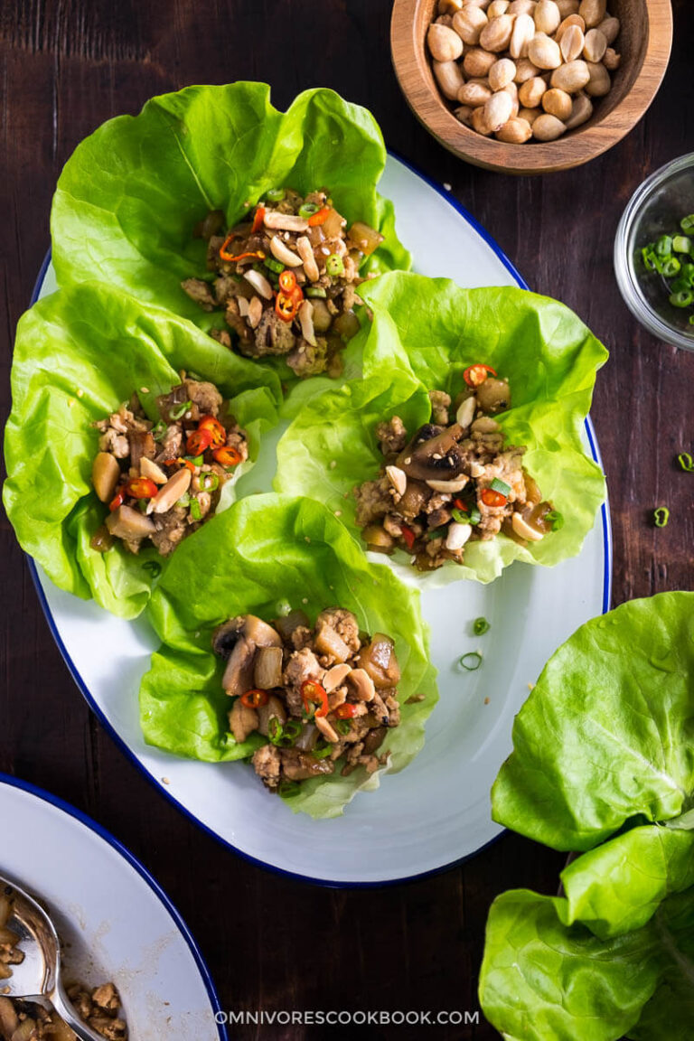 Easy Chicken Lettuce Wrap Omnivore's Cookbook