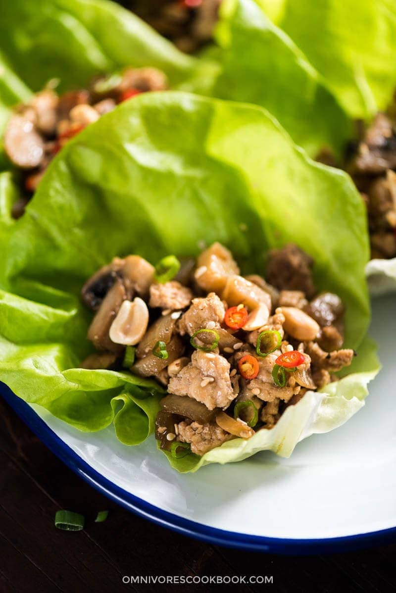 Easy Chicken Lettuce Wrap