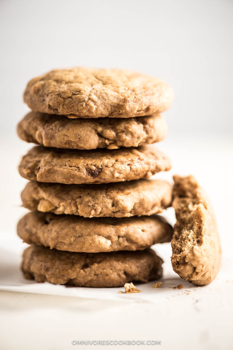  disse kinesisk stil valnøtt cookies har en sprø og smuldrete tekstur og himmelsk valnøtt aroma.