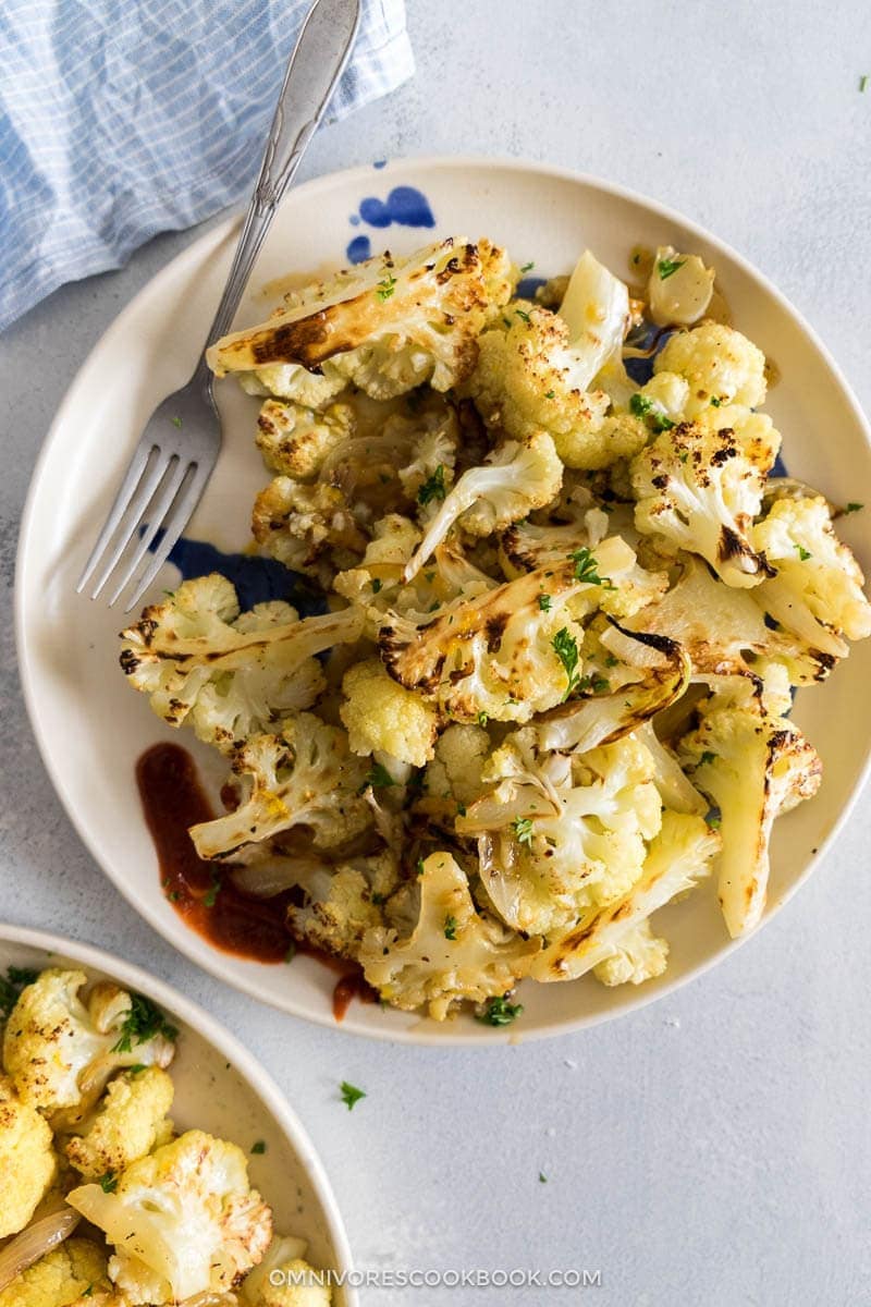 Roasted Orange Cauliflower