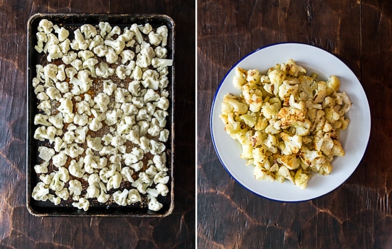 How to roast frozen cauliflowers and get them crispy