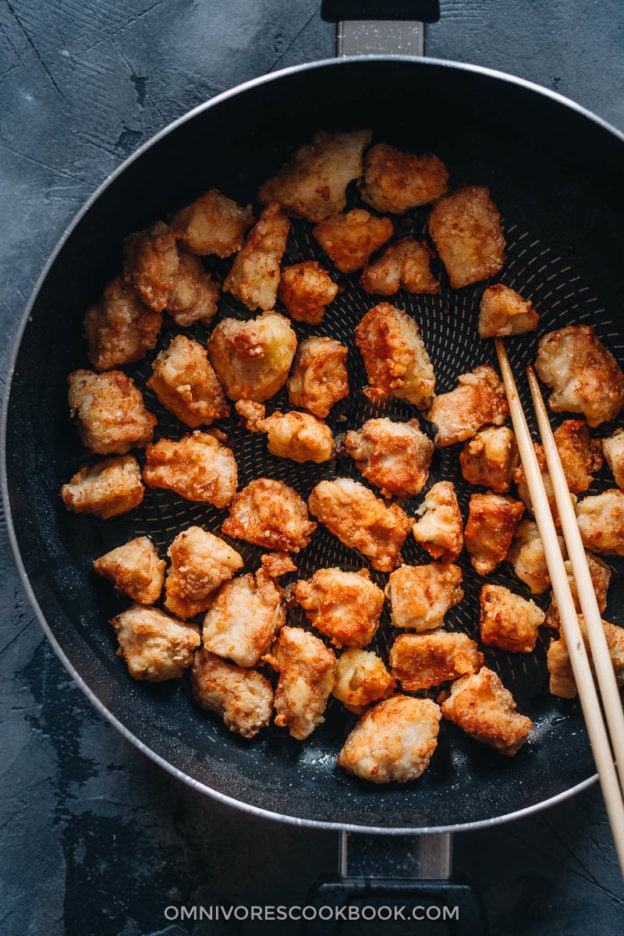 Chinese Orange Chicken (Crispy Chicken without Deep Frying) Omnivore