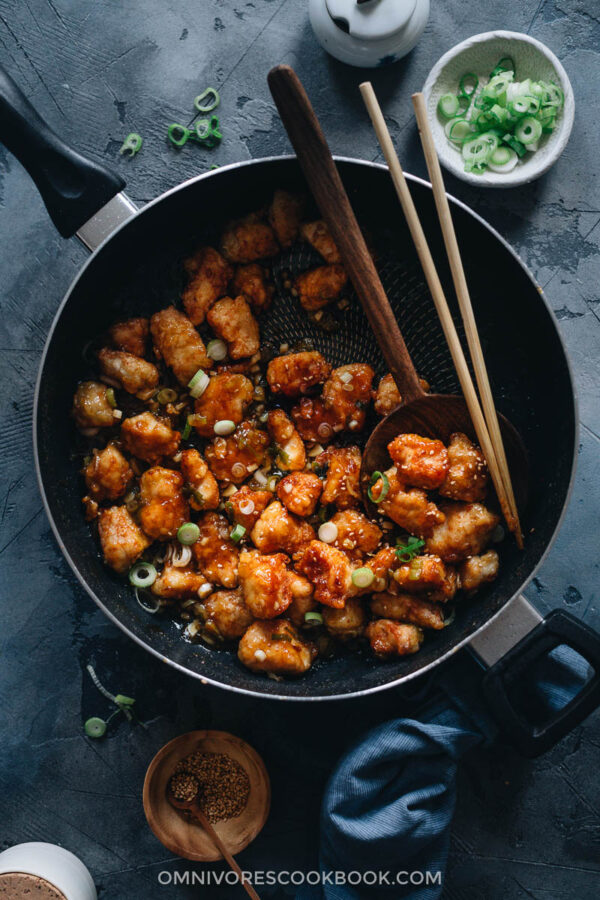 Chinese Orange Chicken (Crispy Chicken without Deep Frying) Omnivore