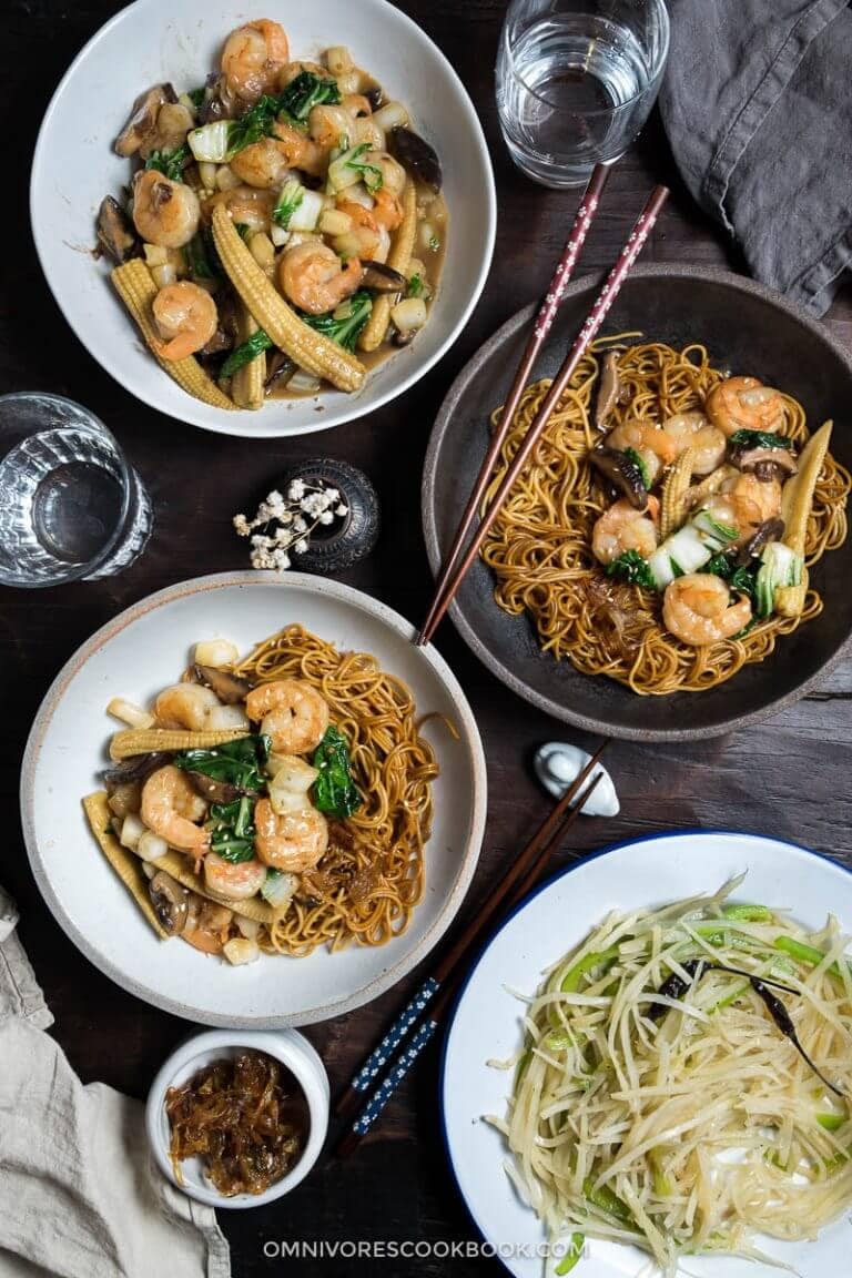 Shanghai Scallion Oil Noodle (Cong You Ban Mian) - Omnivore's Cookbook
