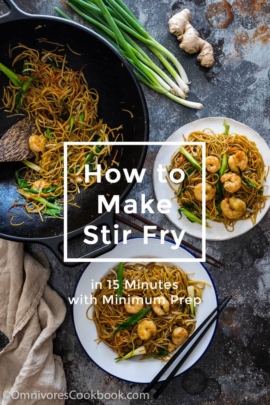 Introducing the ultimate stir fry formula and how to make stir fry in 15 minutes with minimum prep.