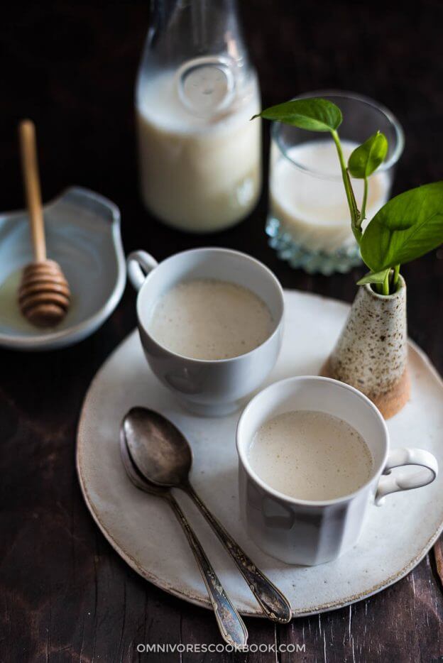 Homemade Soy Milk (with Soy Milk Maker, 豆浆) Omnivore's Cookbook