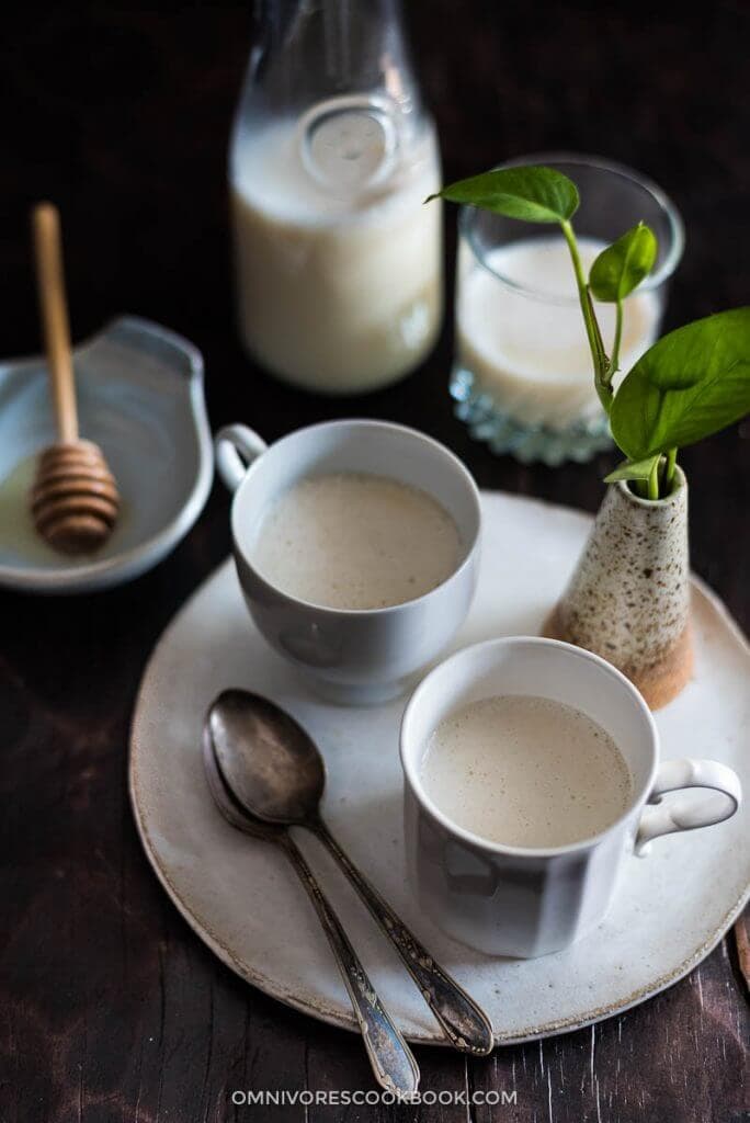 Homemade Soy Milk (with Soy Milk Maker, 豆浆) Omnivore's Cookbook