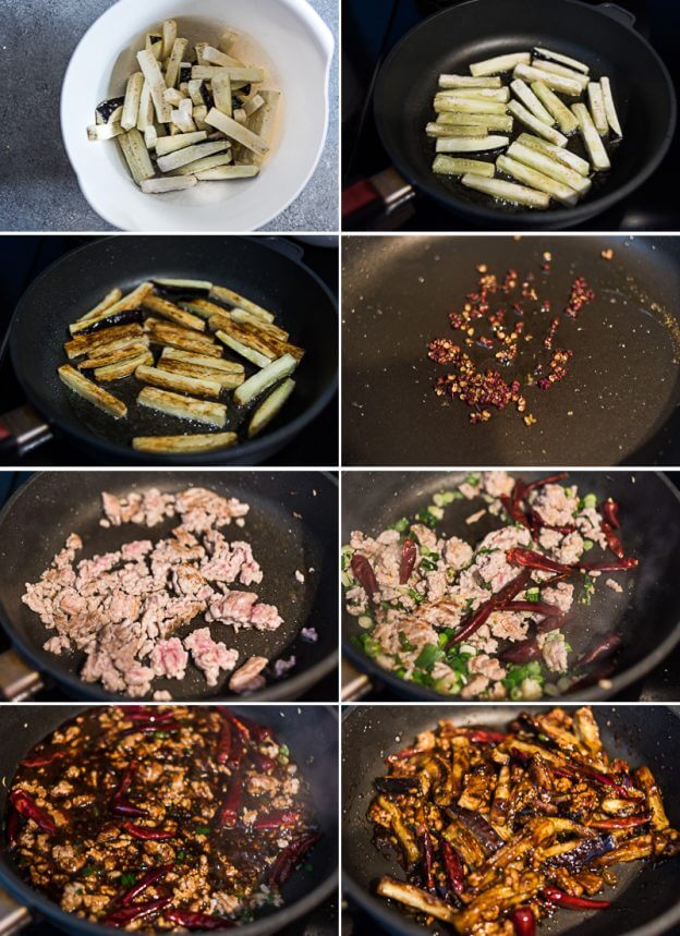 Sichuan Eggplant Stir Fry (Yú Xiāng Eggplant, 鱼香茄子) - Omnivore's Cookbook
