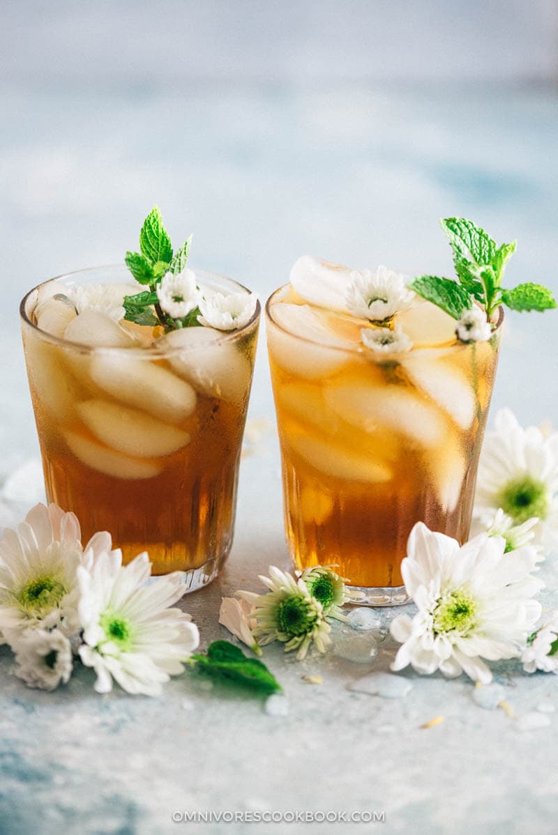 Herbal Chrysanthemum Tea | Drink | Iced | Summer | Party | Sweet | Chai | Herbal | Detox | Beverage | Nonalcoholic | Healthy | Chinese | Asian