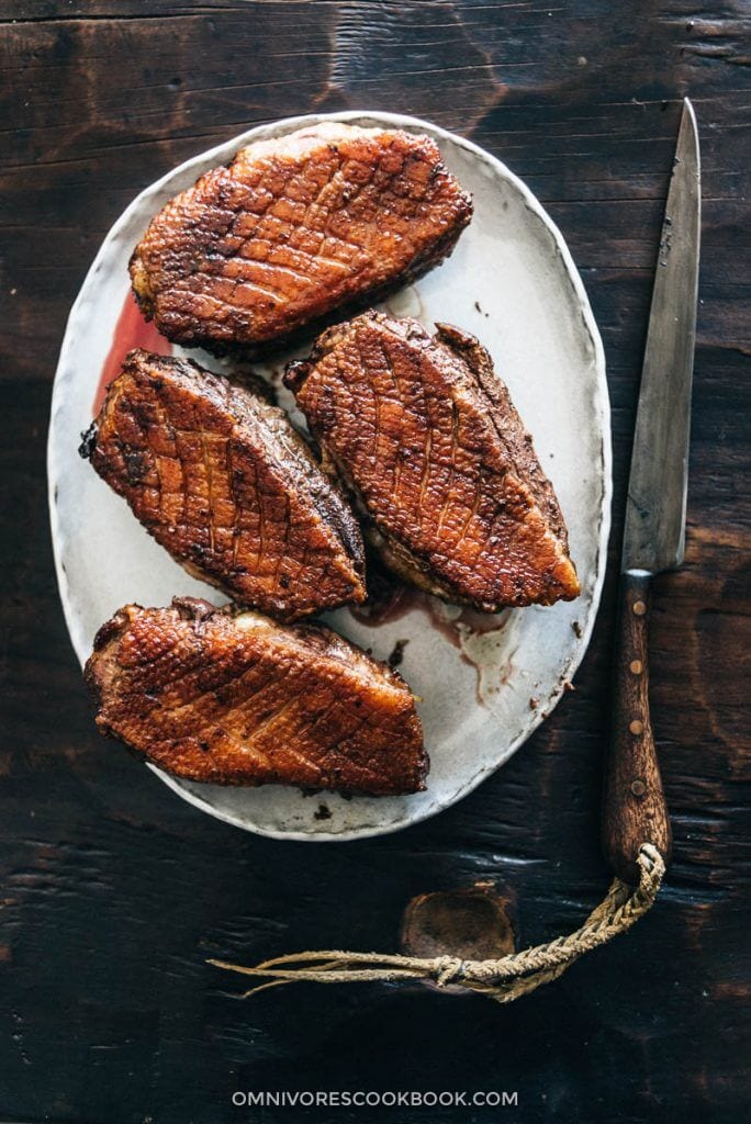 Crispy Chinese Duck Breast - Omnivore's Cookbook