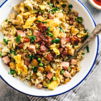 Potato Fried Rice | Easy | Potato | Recipes | Chinese | Asian | Healthy | With Egg | Ham | Pork | Bacon | Better Than Take Out | Simple | How to Make | Stir Fry