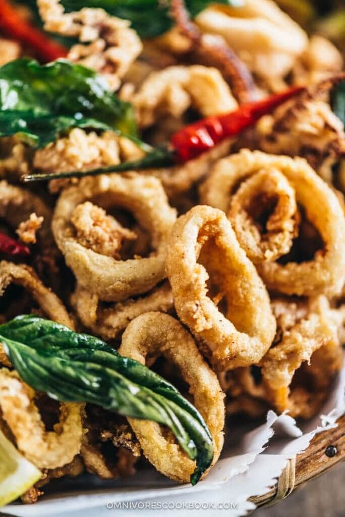 Salt and Pepper Squid (椒盐鱿鱼) Omnivore's Cookbook