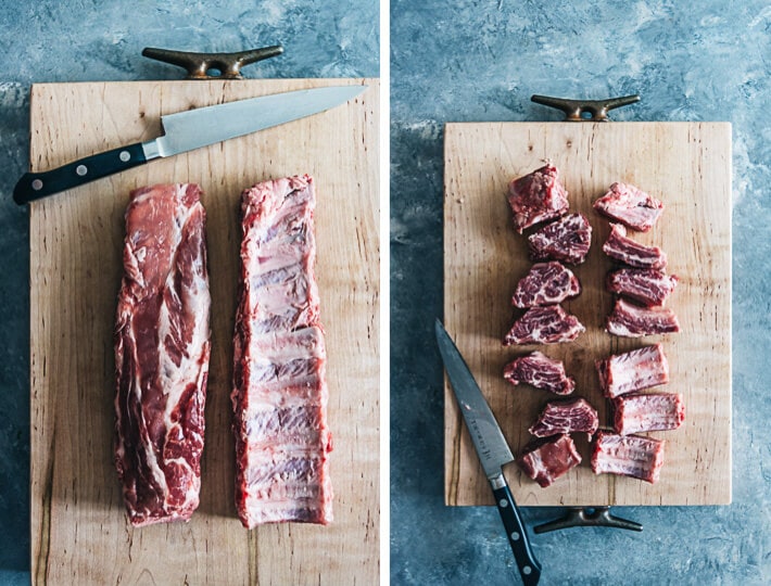 Steamed Ribs in Black Bean Sauce Cooking Process