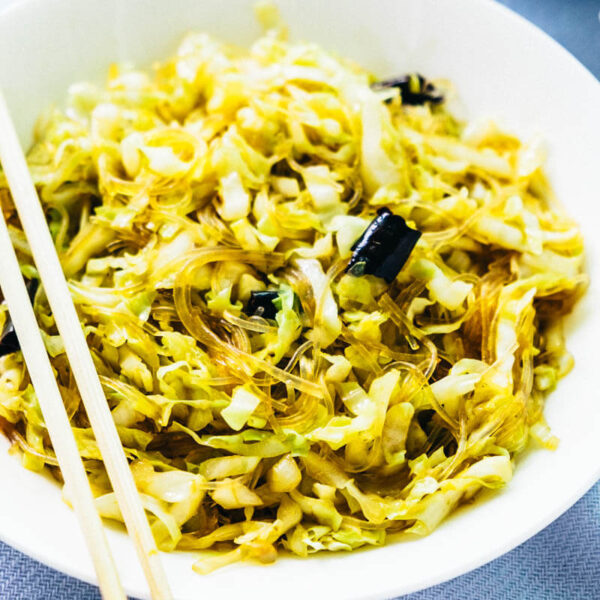 Cabbage Glass Noodles Stir Fry & What We Eat in China 2 Omnivore's Cookbook