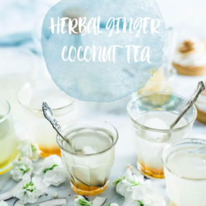 Herbal Ginger Coconut Tea | Recipes | For Weight Loss | Remedies | Blends | Weightloss | Detox | Chinese | For Skin | Summer | Indigestion |