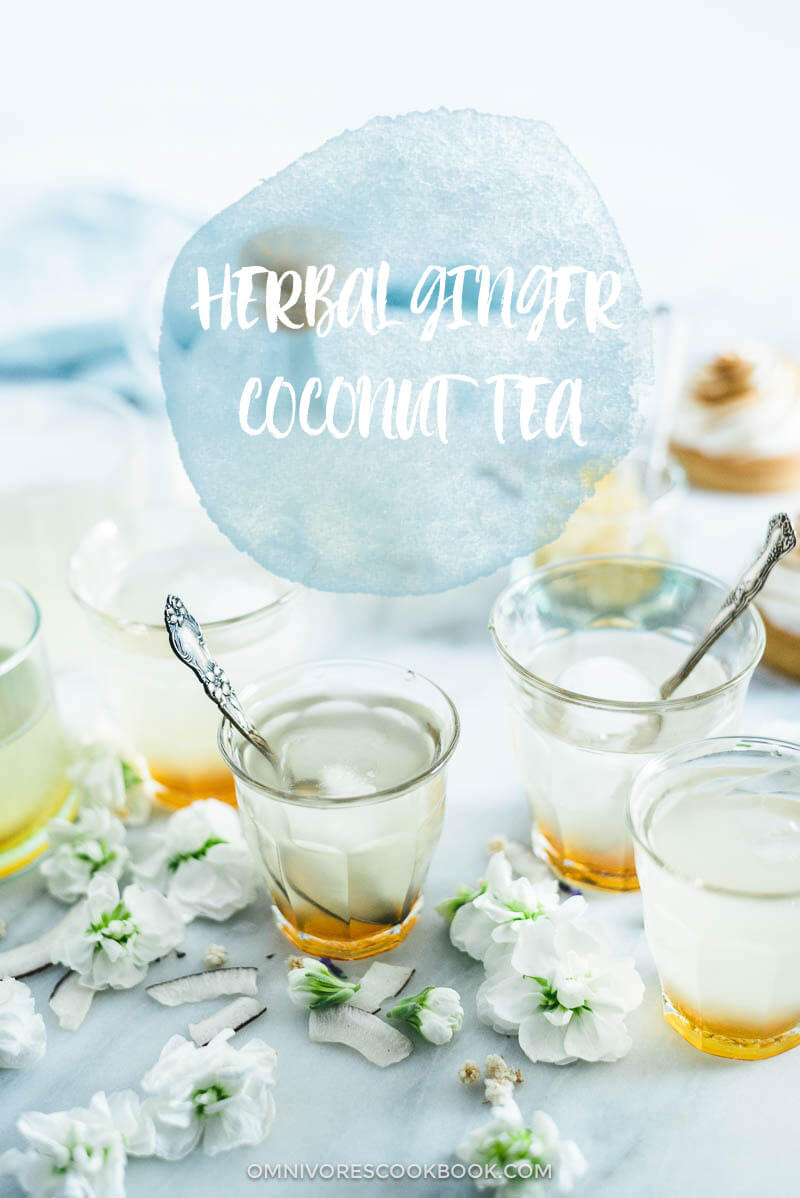 Herbal Ginger Coconut Tea | Recipes | For Weight Loss | Remedies | Blends | Weightloss | Detox | Chinese | For Skin | Summer | Indigestion | 