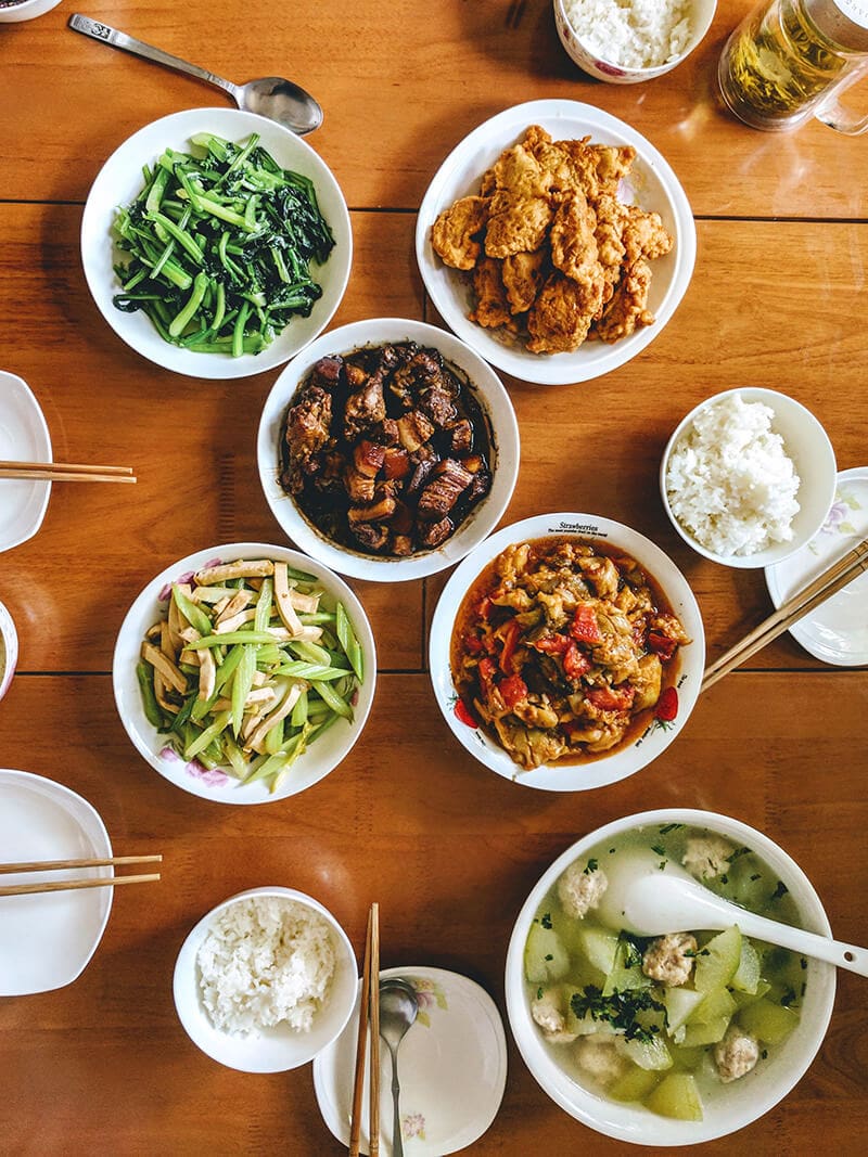 What We Eat in China - Lunch