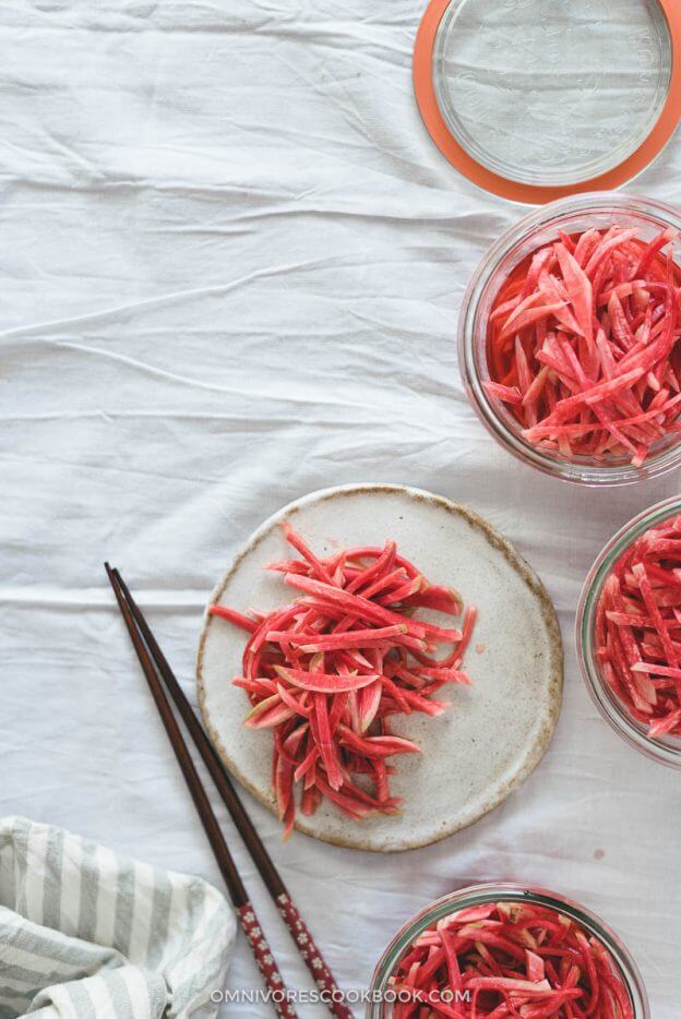 ThreeIngredient Quick Pickled Watermelon Radish (糖醋红心萝卜) Omnivore's