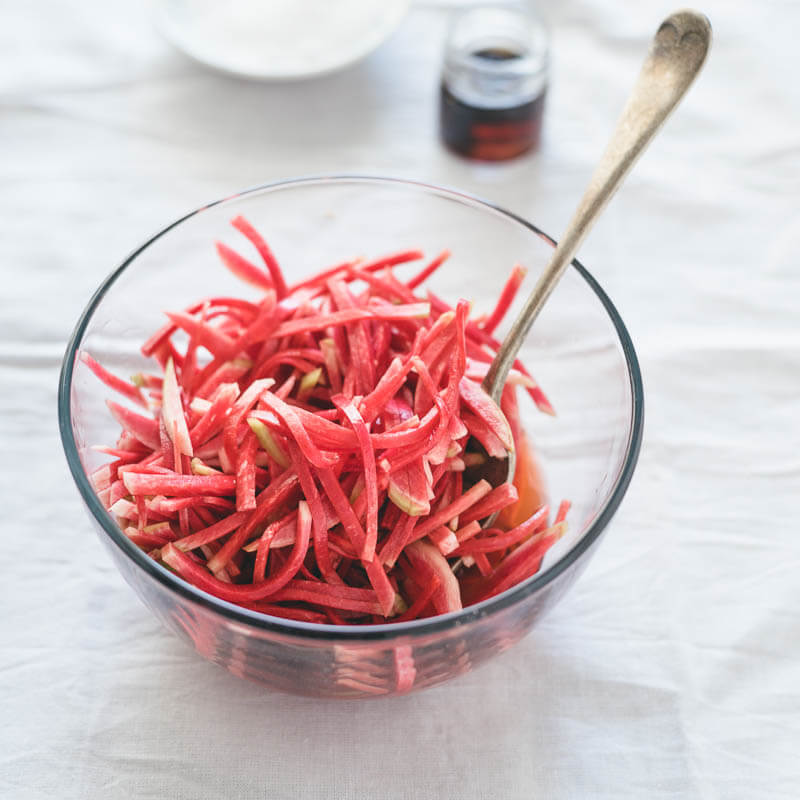 Three-Ingredient Quick Pickled Watermelon Radish (糖醋红心萝卜)