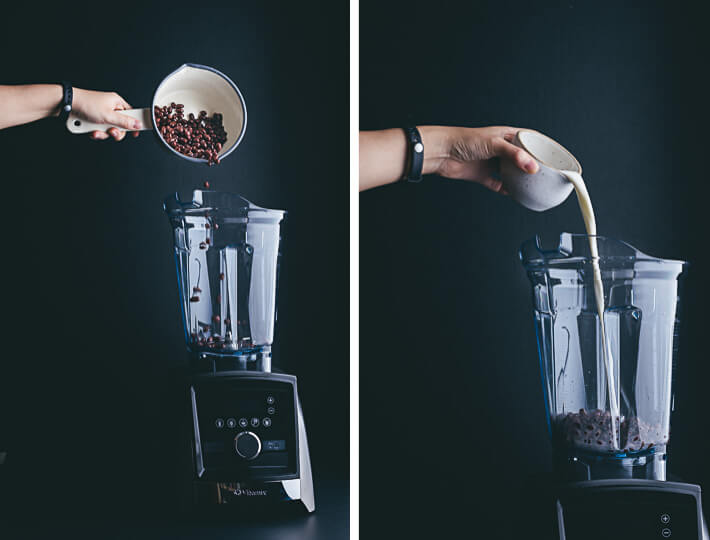 Creamy Red Bean Popsicles Cooking Process