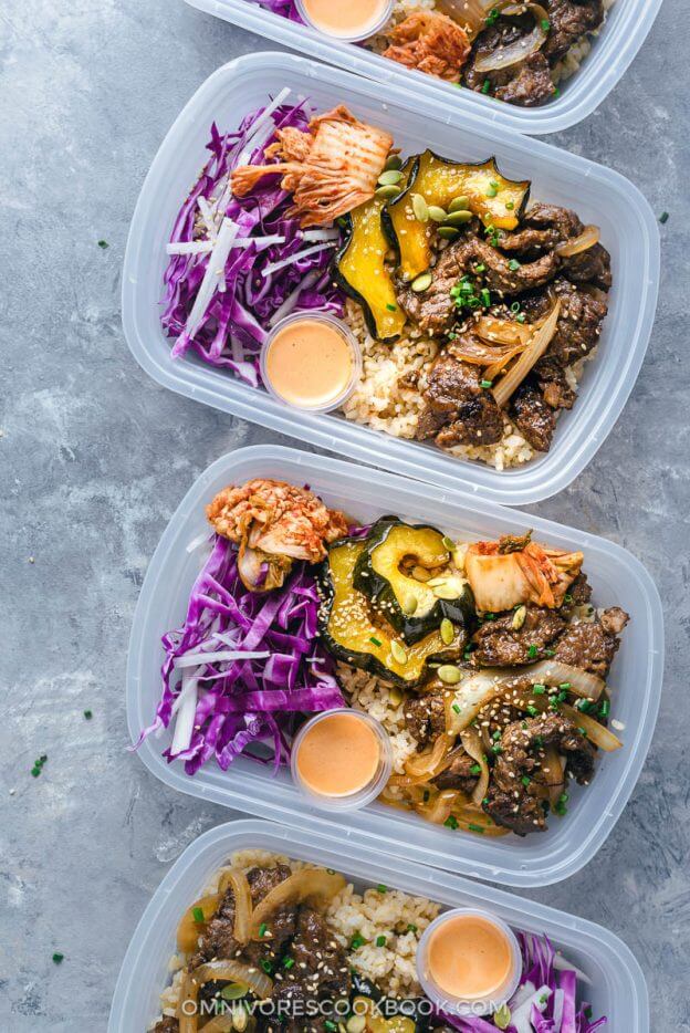 Korean Beef Bulgogi Bowl (Perfect for MealPrep) Omnivore's Cookbook