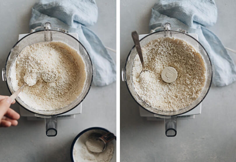 Easy Pie Crust Cooking Process - mixing flour 2