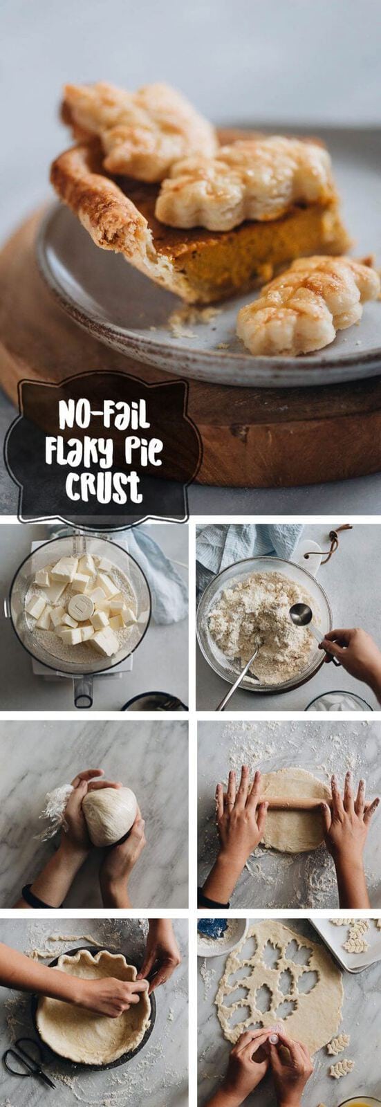 Easy Pie Crust (with Food Processor) Omnivore's Cookbook
