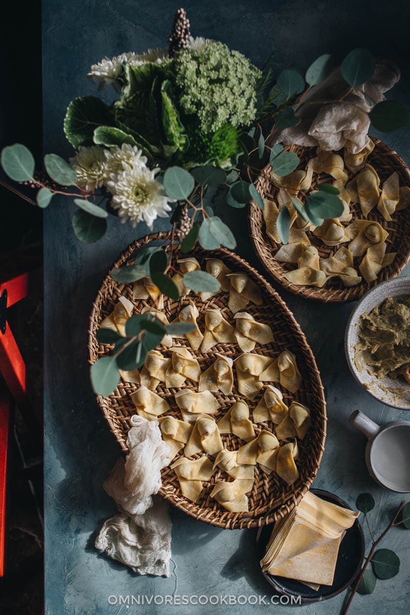 Chicken Wonton Soup Cooking Process